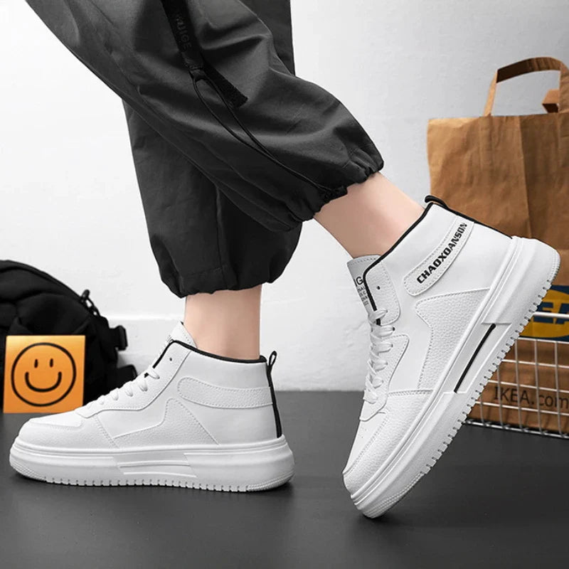 VEIGGARA | Lädersneakers för män: komfort och stil