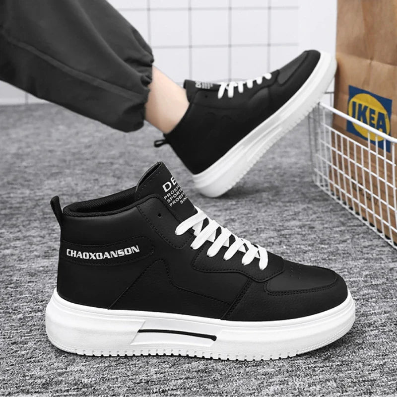 VEIGGARA | Lädersneakers för män: komfort och stil